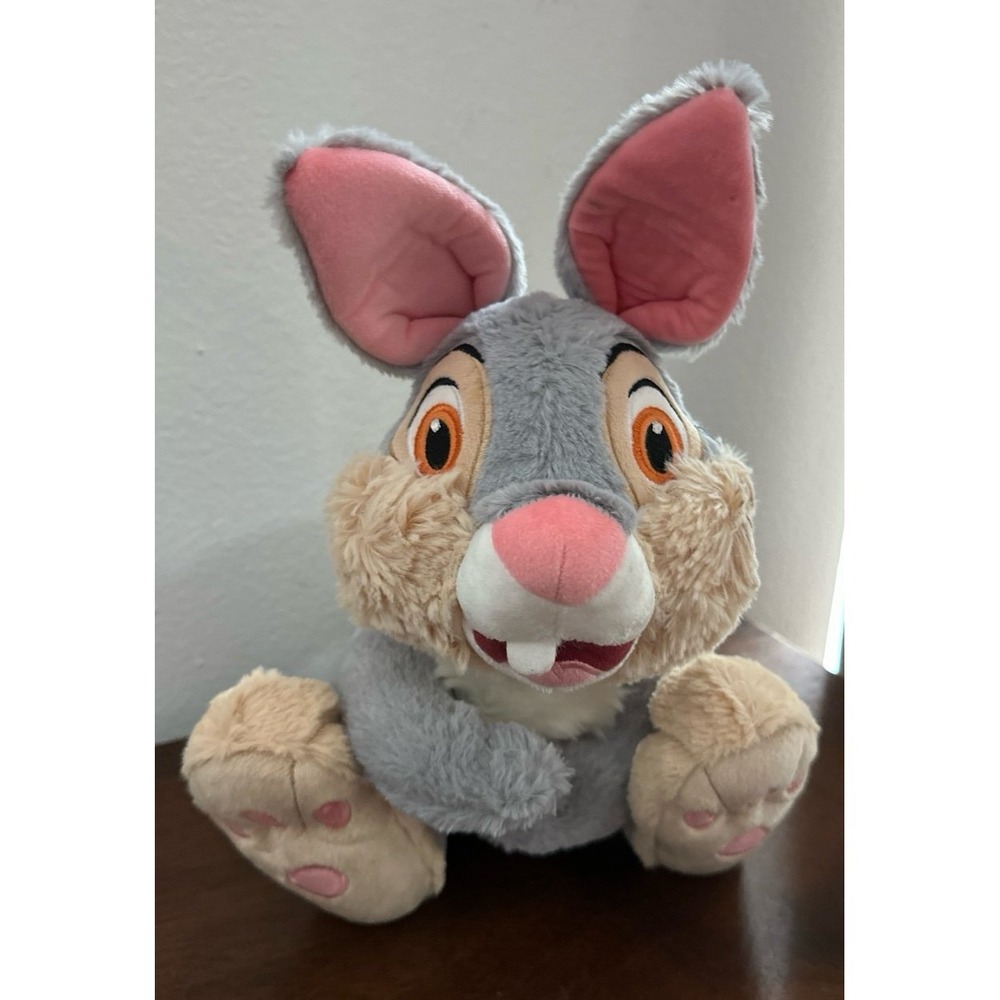 Disney Parks Bambi Friend THUMPER Bunny Rabbit Plush Soft 12‎ inches  Tall